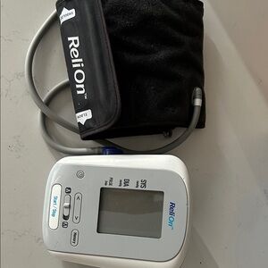 Blood Pressure Monitor - Gray and White